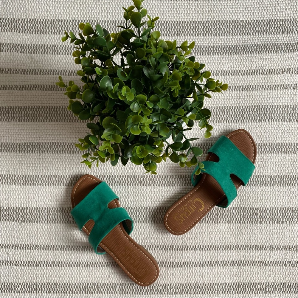 Circus by Sam Edelman Green Brynn Sandals